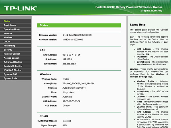 TPLINK MR3040 17