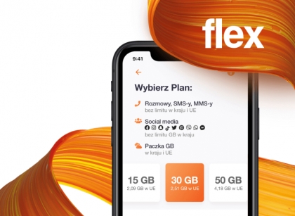 Orange Flex z dodatkowymi aplikacjami w ramach Social, Music i Video Pass