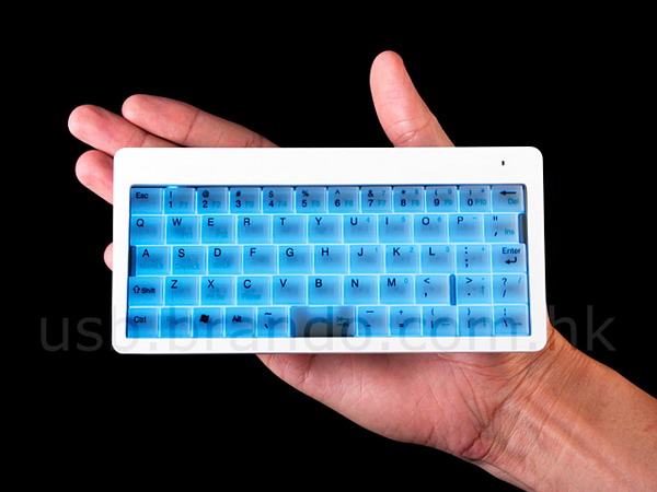 brando wireless illuminated super tiny keyboard