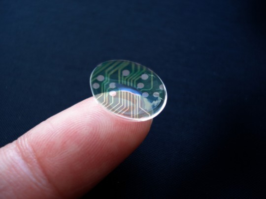 opto-electronic contact lense
