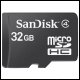 sandisk 32gb microsdhc-naglowek