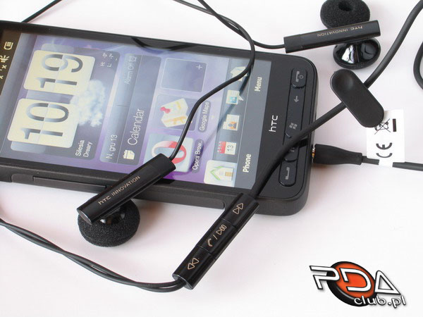 HTC Leo HD2 test - sluchawki 2 mini