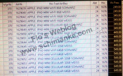 apple ipad mini price leak mediamartk