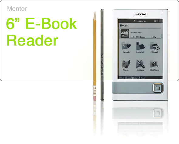 astak mentor 6ebook reader