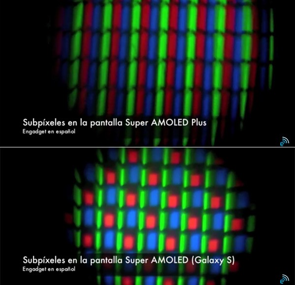 galaxy s -2 vs 1 - ekrany