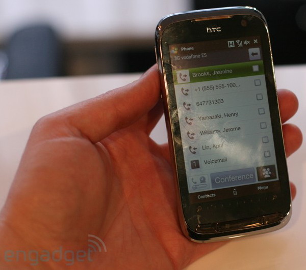 htc touch pro2 engadget front