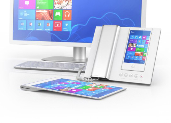 i-mate docking station with computer and tablet-2
