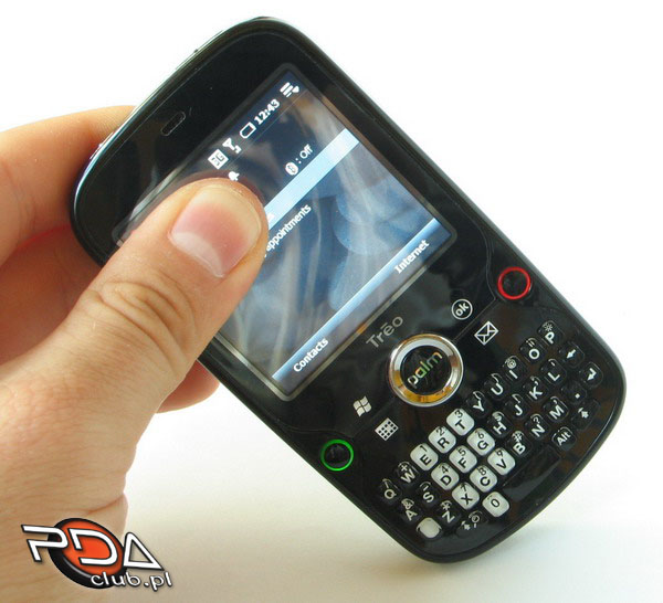 palm treo pro test - palec