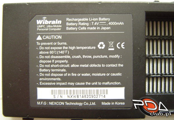 wibrain b1le - bateria