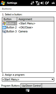 Acer F900 test - SS Buttons