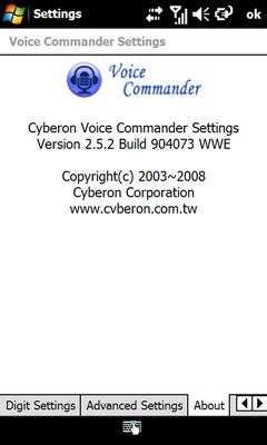 Acer F900 test - SS Cyberon Voice Commander