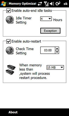 Acer F900 test - SS Memory Optim