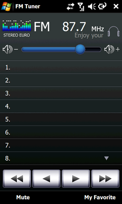 Acer F900 test - SS Radio FM 1