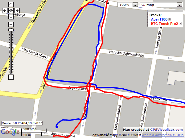 Acer F900 test - SS gps mapa 3