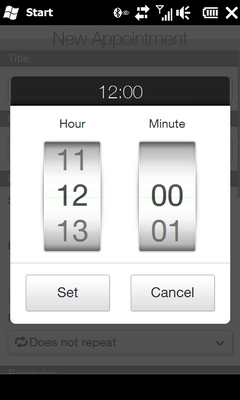 HTC Leo HD2 test - SS Calendar 4