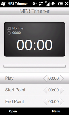 HTC Leo HD2 test - SS MP3 Trimmer