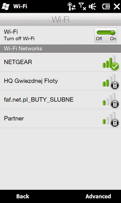 HTC Leo HD2 test - SS WiFi 1