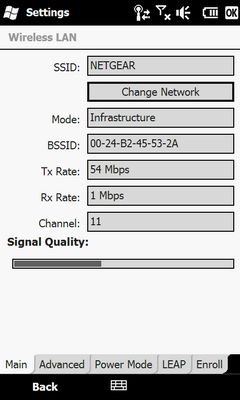HTC Leo HD2 test - SS WiFi 2