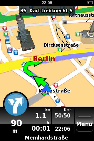 NDrive iPhone 1