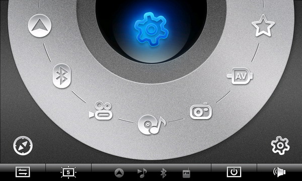 NavRoad Hugo test - SS Glowne menu