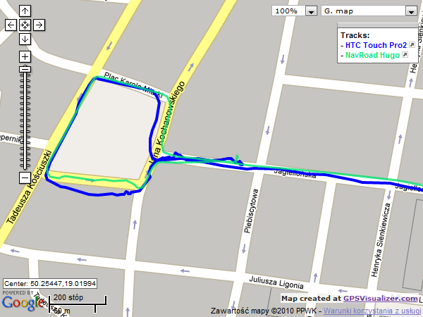NavRoad Hugo test - SS Mapa3