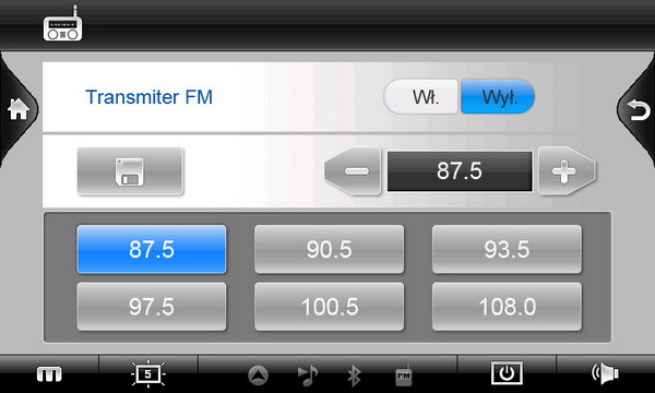 NavRoad Hugo test - SS Transmiter FM