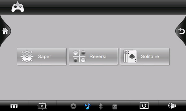 NavRoad Hugo test - SS menu gry