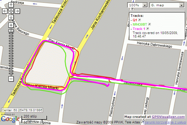 NavRoad Q1 test - SS GPS mapka 1