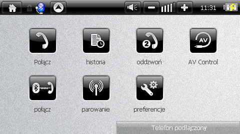 NavRoad Q1 test - SS menu BT