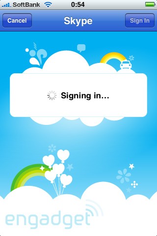 Skype iPhone 3
