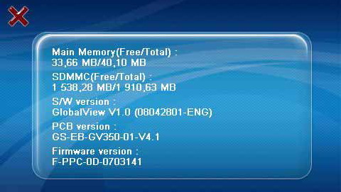 globalsat gv-590 test - ss sett sys info