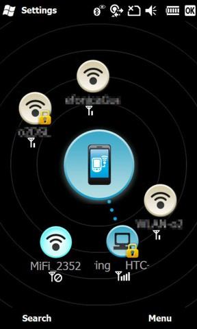 htc mobile wi-fi router samsung omnia ii