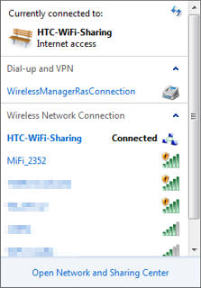 htc mobile wi-fi router windows 7