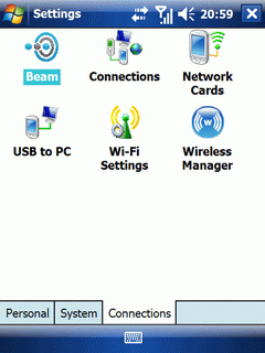 i-mate 8150 test - ss connections