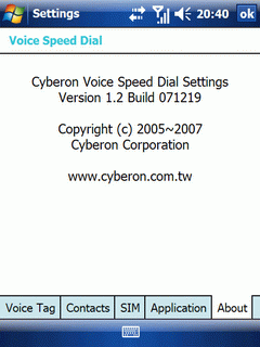 i-mate 8150 test - ss cyberon