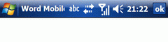 i-mate 8150 test - ss keyboard icon anim