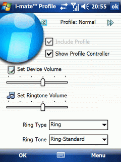 i-mate 8150 test - ss profile
