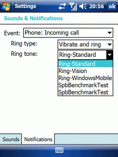 i-mate 8150 test - ss ring