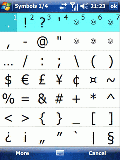 i-mate 8150 test - ss symbolpad anim