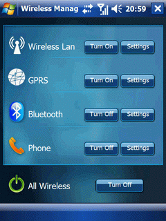 i-mate 8150 test - ss wireless manager