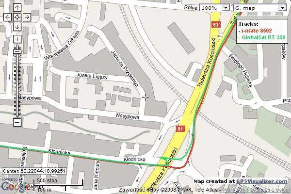 i-mate 8502 test - ss gps mapa 1
