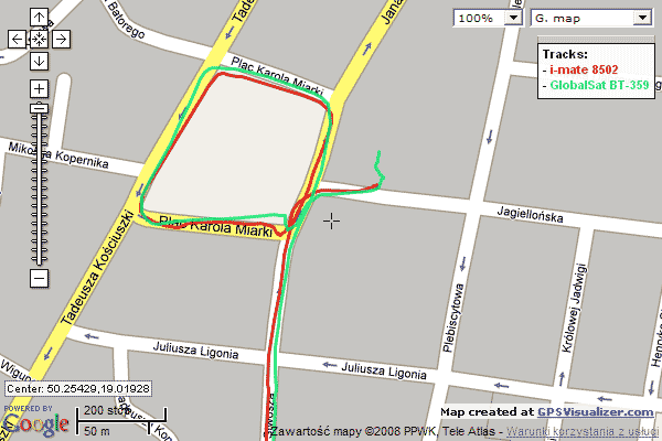 i-mate 8502 test - ss gps mapa 2