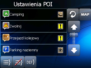 mapamap przejazd kolejowy ustawienie poi