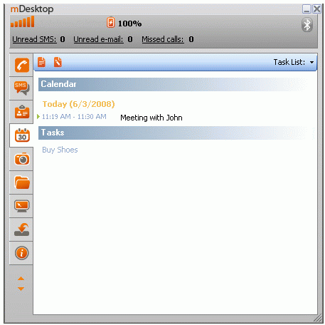 mdesktop calendar