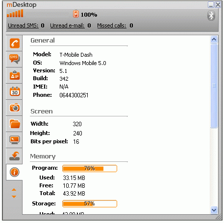 mdesktop info