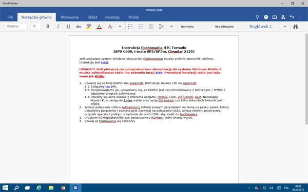 office win10 20150205