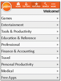 palm appstore