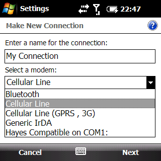 palm treo pro test - ss ir