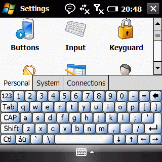 palm treo pro test - ss klawiatura