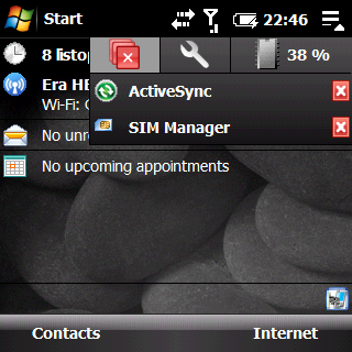 palm treo pro test - ss task manager 1